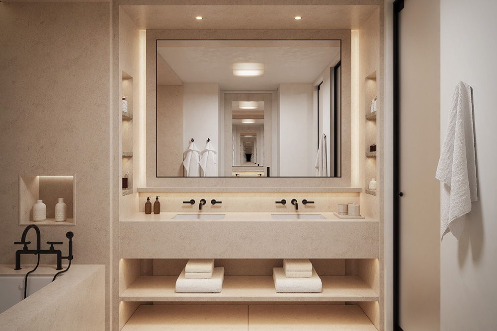 Hotel Residences - Interior Bathroom-rs